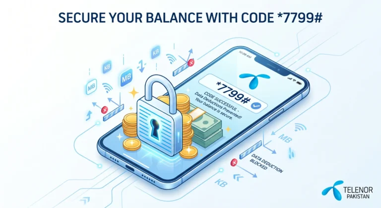 Telenor Balance Saver Code 2026 to Stop Balance Deduction